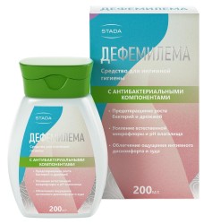Средство для интимной гигиены Дефемилема Эксперт с антибактериальными компонентами 200 мл