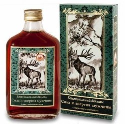 Бальзам безалкогольный Сила Алтая №1 Сила и энергия мужчины с пантогематогеном 250 мл